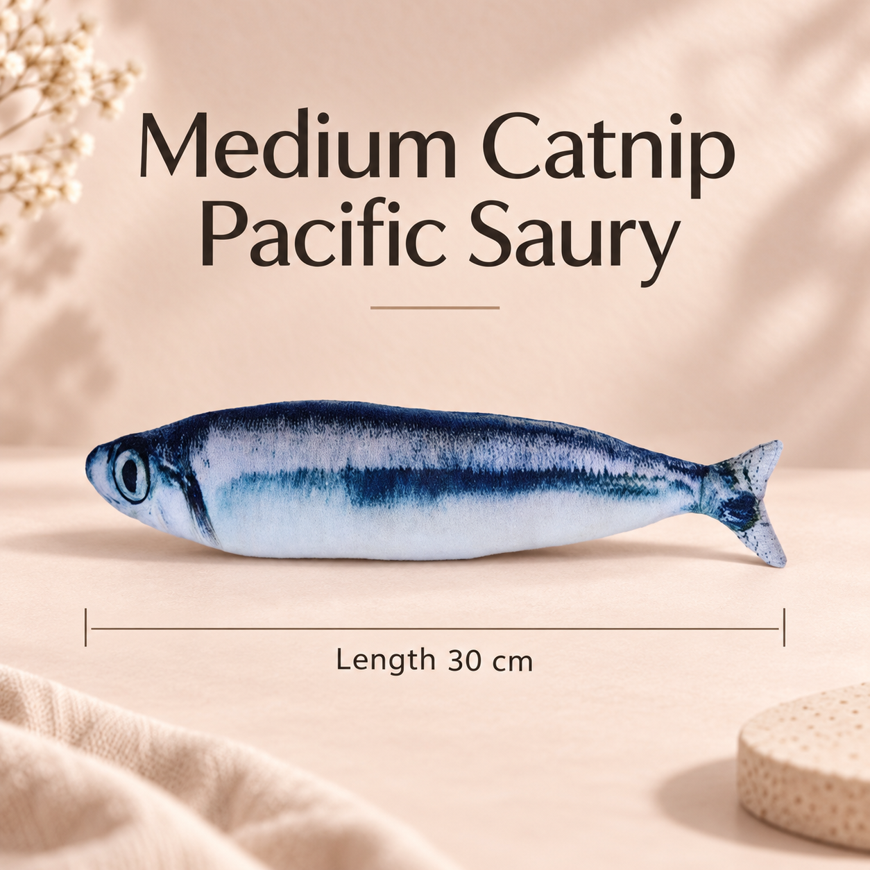 Plush Simulation Fish Catnip Toy | Chewable Fabric Cat Kicker Pillow for Self-Entertainment 47ee2344250344508ef3b4bf012d07c2