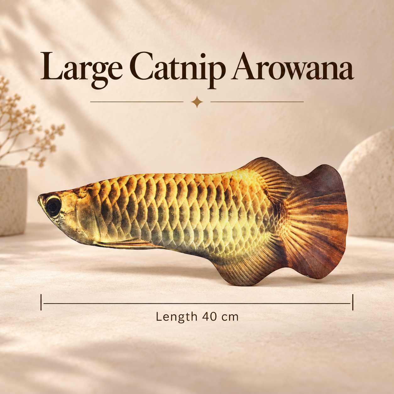 Plush Simulation Fish Catnip Toy | Chewable Fabric Cat Kicker Pillow for Self-Entertainment Bb5b4fdf1075414ea5a8b4bf012d07c5